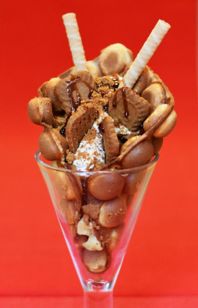 LOTUS -šlehačka, lotus sušenky a karamel